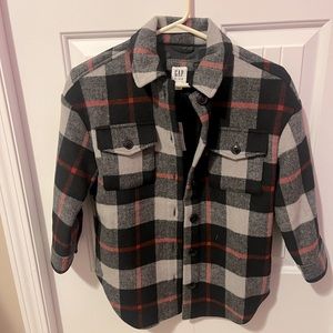 Gap Kids plaid shacket